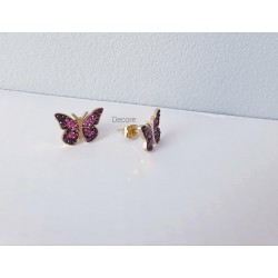 Kolczyki motylki